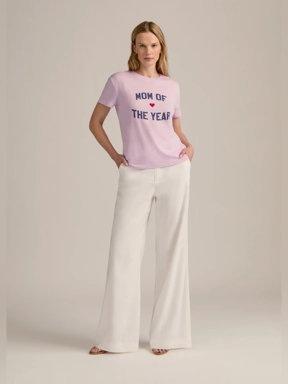 Favorite Daughter Mom Of The Year Tee - Wisteria Pink Size Medium - Picture 3 of 14